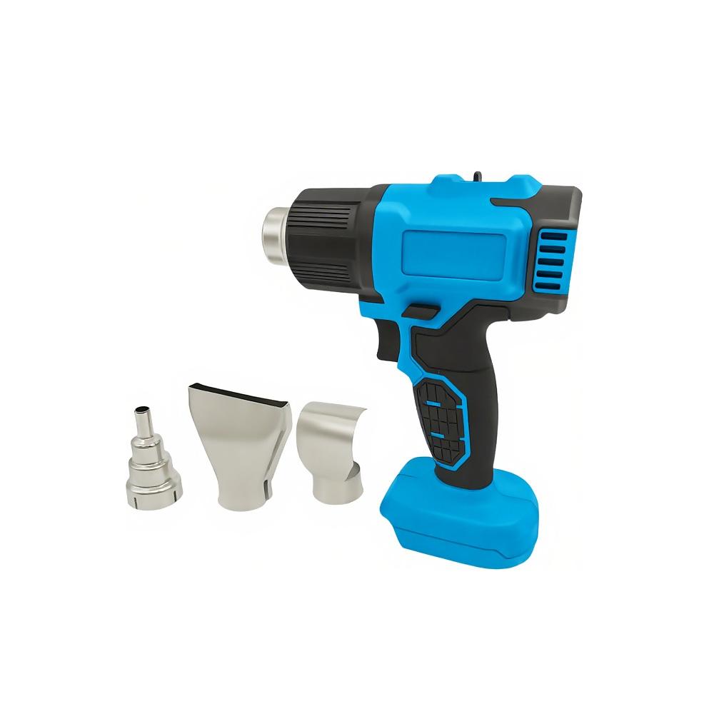 21V Handheld Hot Air Gun Temperature Rechargeable Cordless for Makita Battery Electric Heat Gun with Nozzles