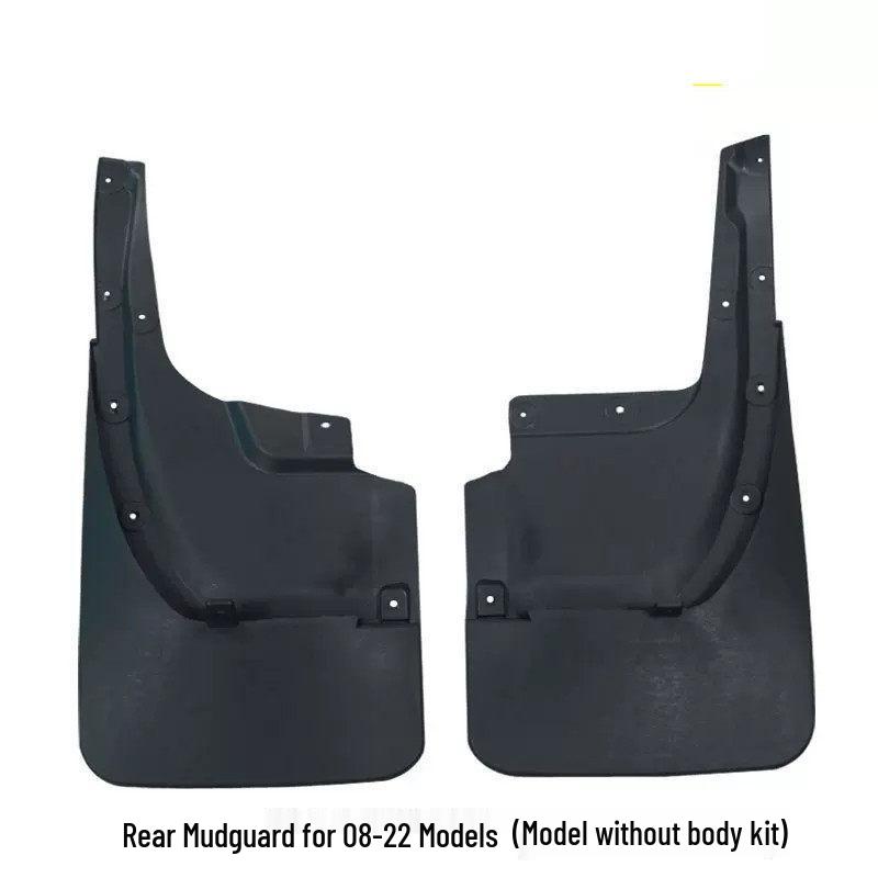 08-21 Land Cruiser Soft Rubber Rear Mud Flaps for Body Kit