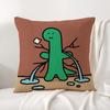 Cartoon Art Joguman Cushion Cover Summer Coolness Linen Fabric Double-Sided Printing Pillow Case Sofa Home Decor Gift
