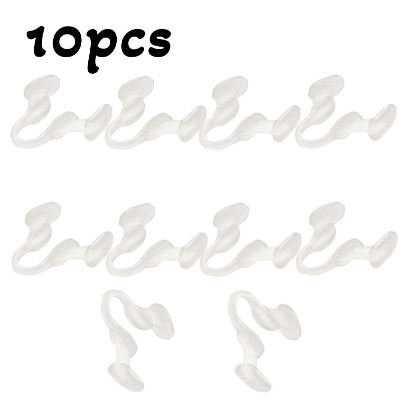 2-10pz Silicone Correttore Anti-Russamento Ausilio per il Sonno Dilatatori Nasali Migliorare la Qualità del Sonno Sollievo Clip Nasale Dispositivo Stop Russamento