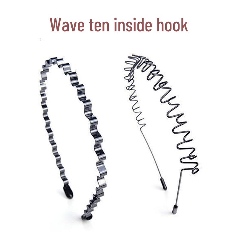 Trendy Men's and Women's Pompadour Sports Headband for Face Washing