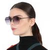Calvin Klein Grey Gradient Pilot Ladies Sunglasses Ck20121s 001 57