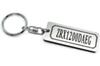 ZRX1200 DAEG Double Ring Acrylic Original Keychain for Exterior Custom Accessories A-774-2 Silver/Black Muffler, Handlebars, Parts, Mirrors, Parts,