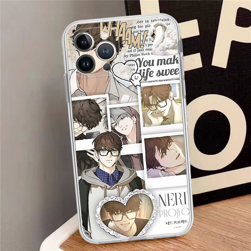 Nerd Project Bl Anime For IPhone 17 16 15 11 12 13 14 Pro Max Soft TPU Silicone Back Cover Clear Case