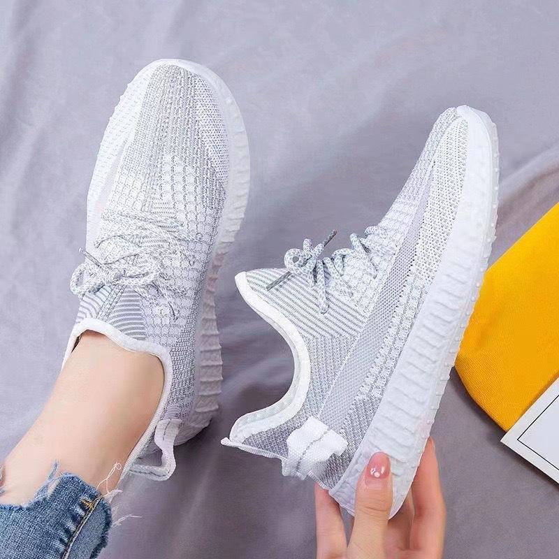 Breathable fly-woven casual coconut shoes women's casual shoes versatile and comfortable women's sports shoes