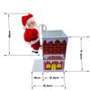 New Home Decoration Christmas Santa Claus Cute Instrument Santa Claus Decorations Creative Xmas Tree Ornament Gift