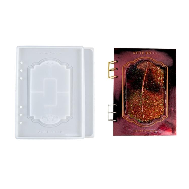 Quicksand Notebook Cover Silicone Mold DIY Epoxy Resin Mold Creative Gift Decor