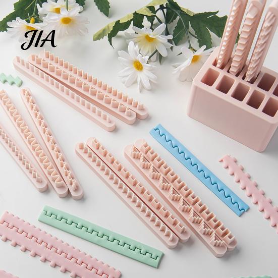Wavy Line Clay Cutter Polymer Cutter, Stripe Tool, Geometric Crafting Accessories for Jewelry Making, Projects Craft Cutting Tool