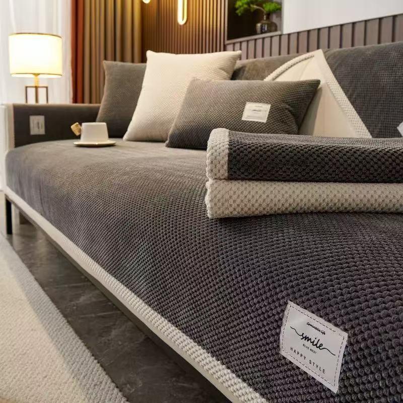 Sofa Cushion Anti Slip Cover Luxury Sofa Throw Versatile Seat Pad For Autumn Winter All Season Use Cozy Sofa Mat