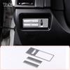 Stainless Steel Silver For Jaguar XF XJ 2009-2015 Car Interior Tailgate Switch Button Decorative Sticker Car Accessories