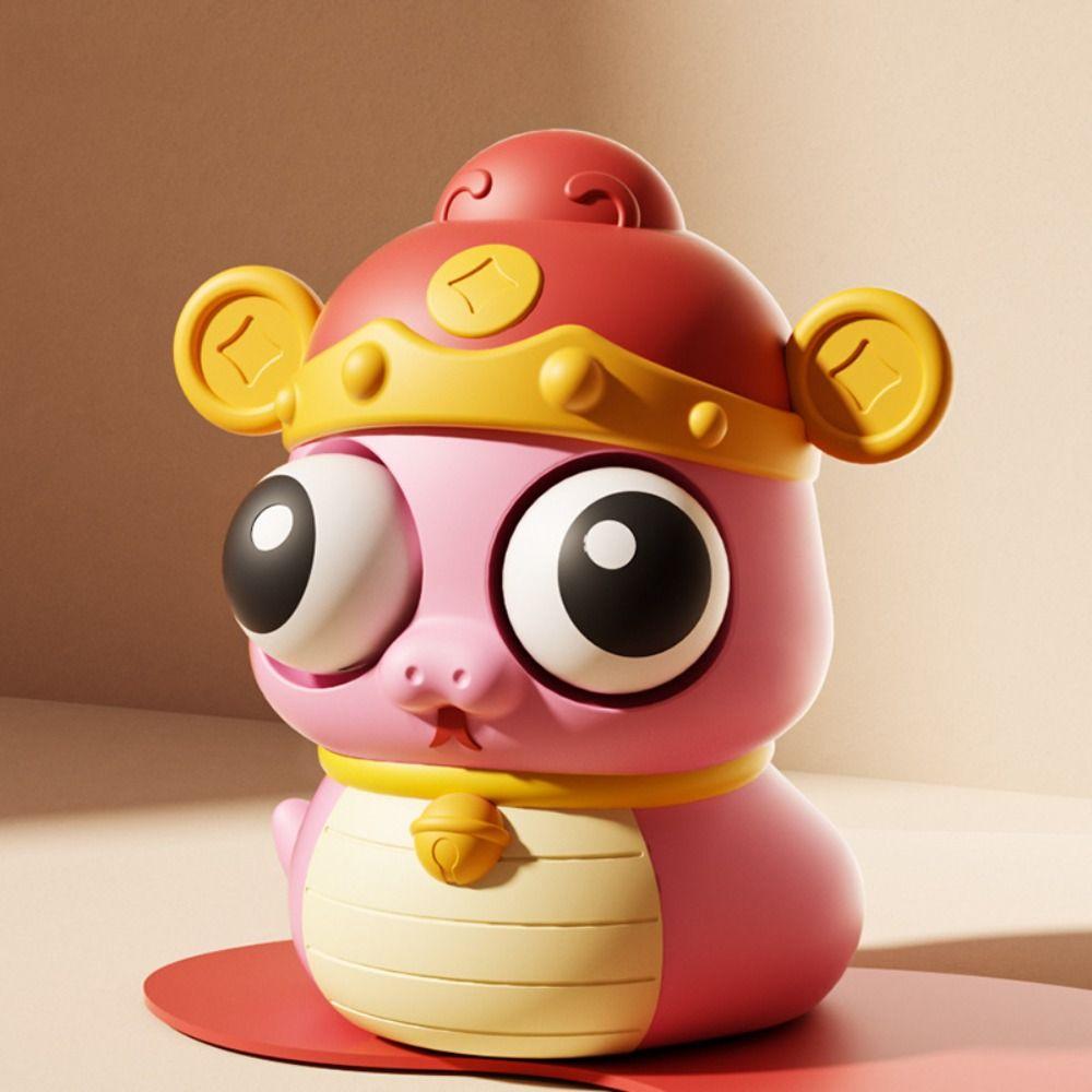 2pcs/set Simulation Snake Burst Eye Snake Keychain Eyeball Burst Squeeze Toy  Kids Holiday Gift
