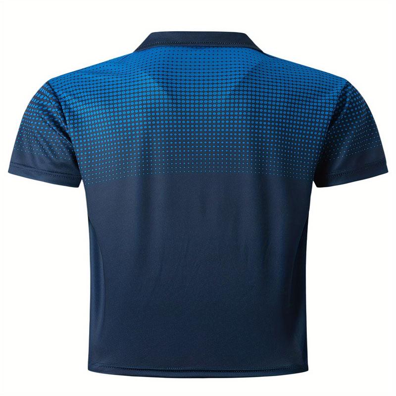 Men's Summer Casual Short Sleeved Shirt with Grid Print, Comfortable Outdoor Sports Style Top