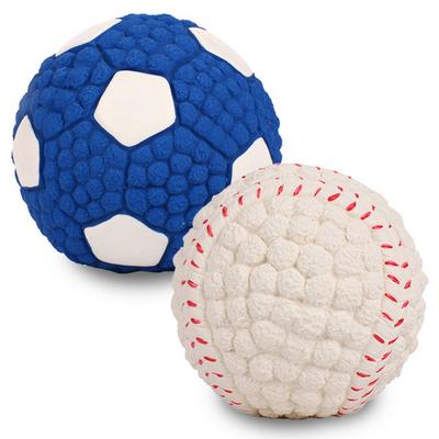 Dingdongpet Pet Dog Latex, Soccer Ball, Baseball Ball, 1 Set