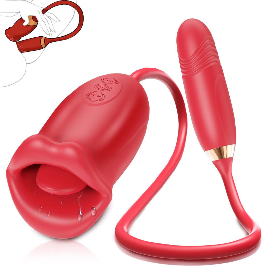 International Best-Selling Vibrating Tongue Massager for Women - Oral Pleasure Adult Toy