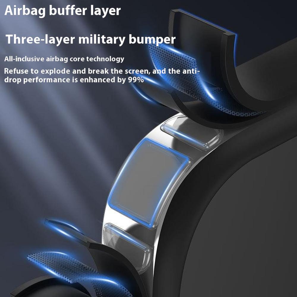 Husă pentru iPhone 16 Pro Compatibilă cu MagSafe PC+TPU Suport Rotativ Husă Telefon