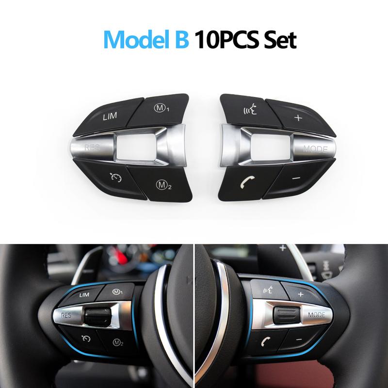 Car Steering Wheel Button Knob Replacement For BMW F10 F11 F30 F31 F34 F01 F02 F07 F06 F12 F25 F26 F15 F16 M2 M3 M4 M5 X5M X6M