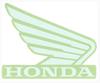 Toyo Mark HONDA Motocikla Emblēmas Uzlīme Balta 78x64(mm) R-342