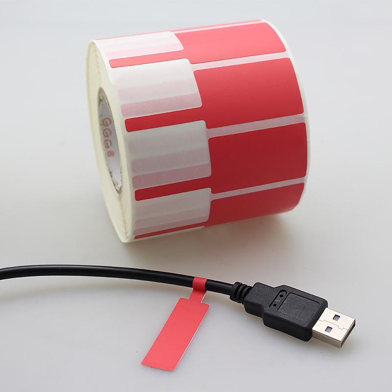 500Pcs/Roll 70*24mm Cable Labels Wire Marking Network Waterproof Thermal Printer Sticker Organizer Self-Adhesive Label Cable Tags