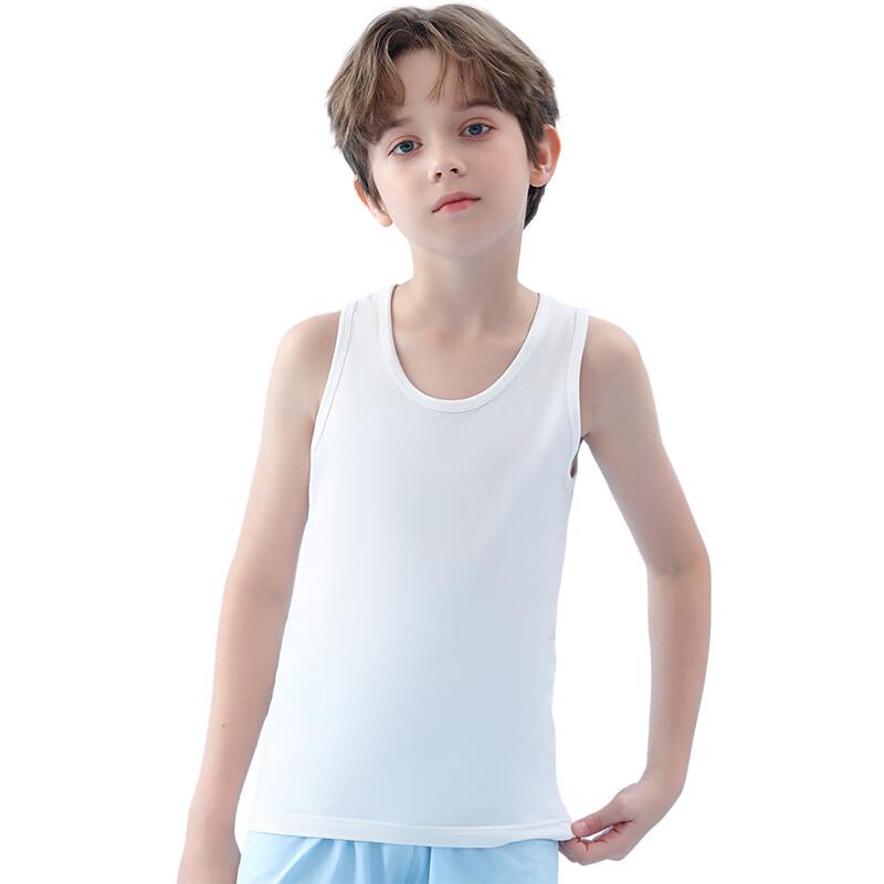Langsha Boys' Cotton Summer Vest Undershirt