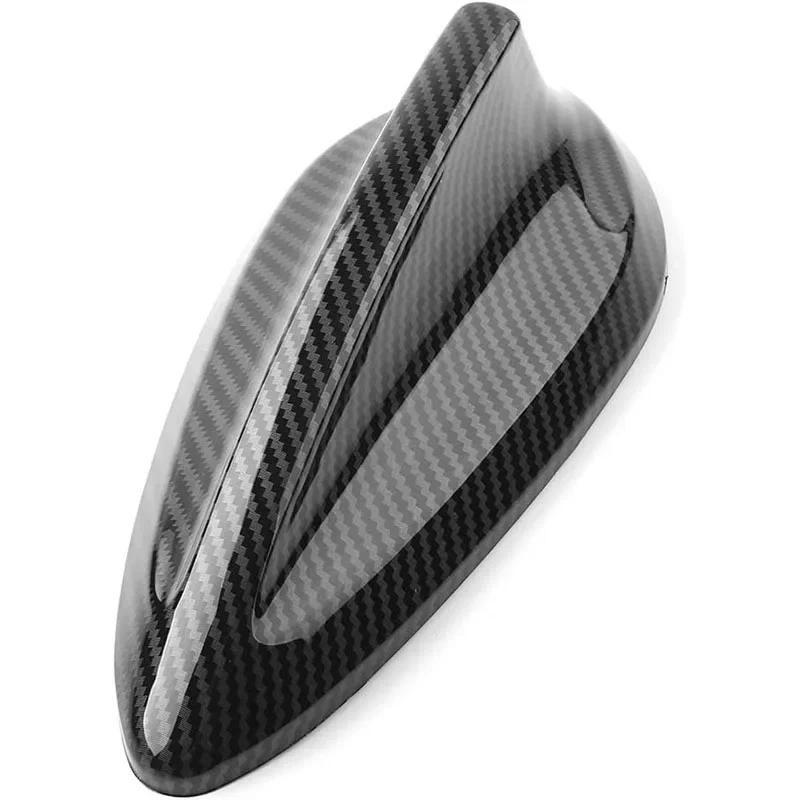 Car Roof Shark Fin Antenna Cover Trims For BMW 1 Series F20 F21 2012-2016 Auto Aerials Decor Carbon Fiber Parts