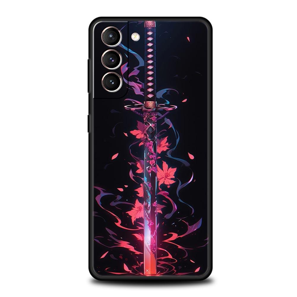 The Sword Creative Pattern Phone Case Cover for Samsung Galaxy S26 S25 S24 S23 S22 S20 S21 FE Ultra S25 Edge Plus Soft TPU Shell