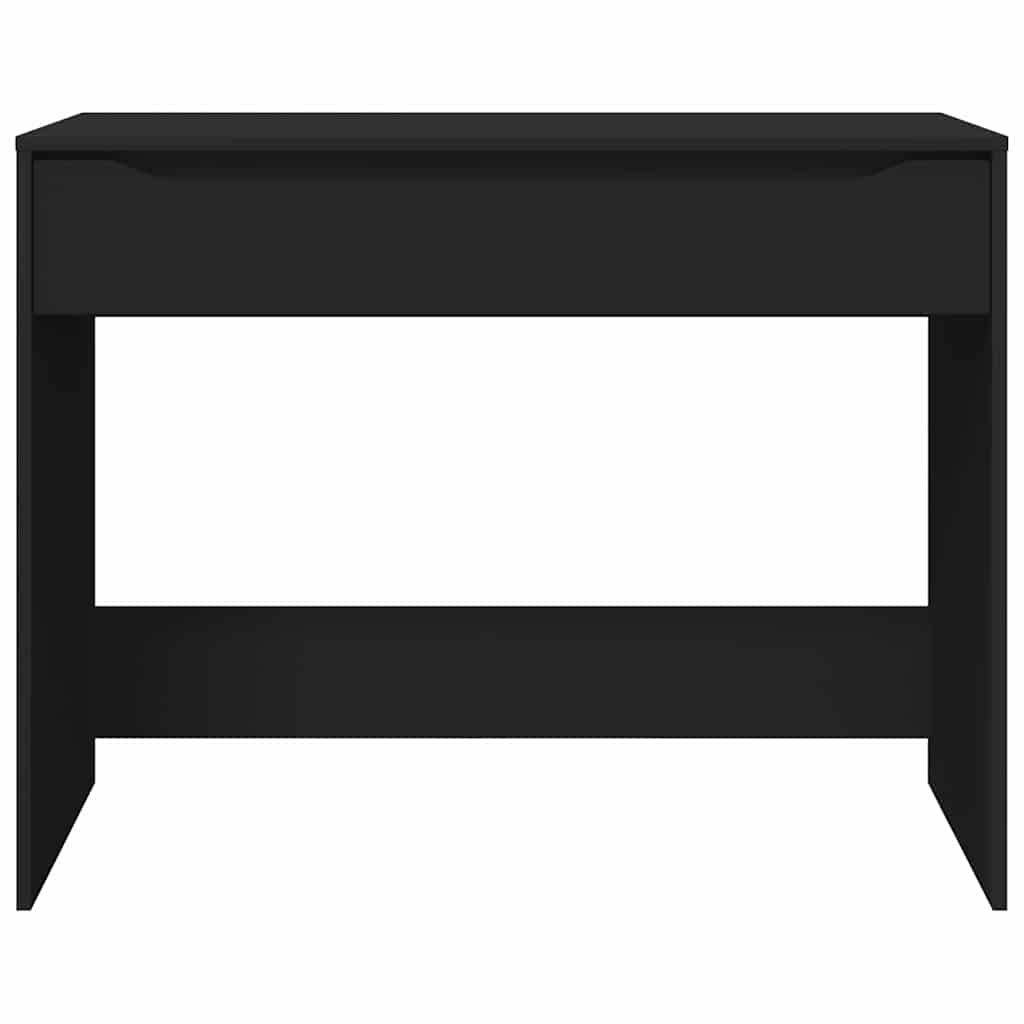 Desk Black 100 X 50 X 78 Cm Particleboard