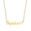 Personalized  Name Necklace for Little Girl Boy, Stainless Steel Initial Customized Gift, Mom To Son/daughter
