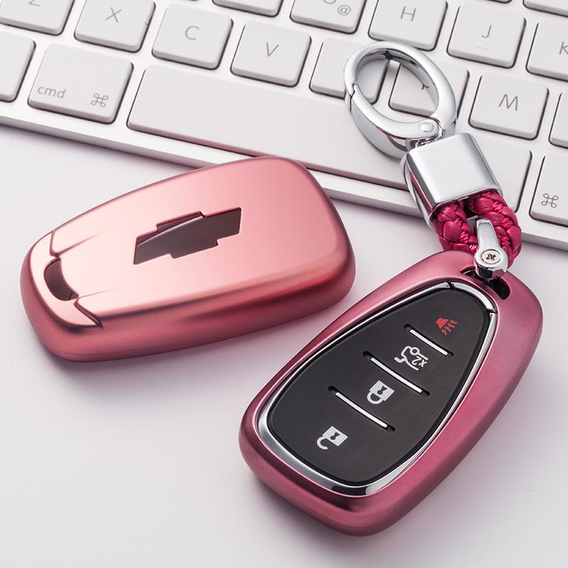 Chevrolet Key Cover for Cruze, Malibu XL, Trax, Equinox - TPU Shell & Buckle for Smart Models