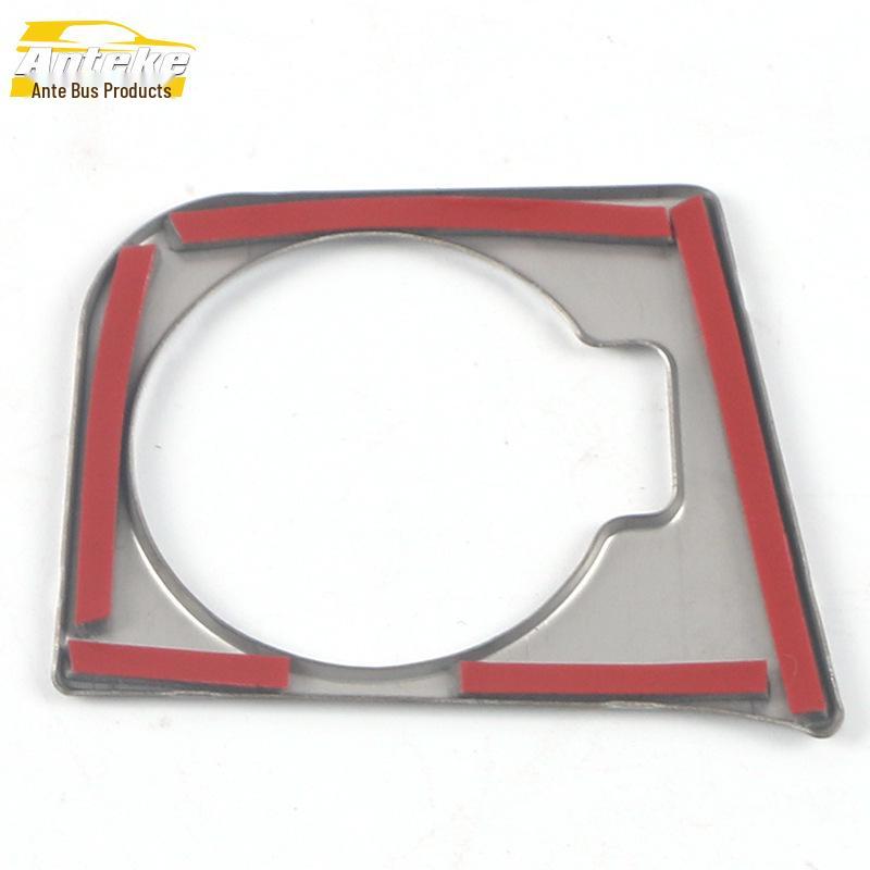 IX35 Cigarette Lighter and Ashtray Decorative Stickers - Stainless Steel Center Console Car Accessories for 21 Models