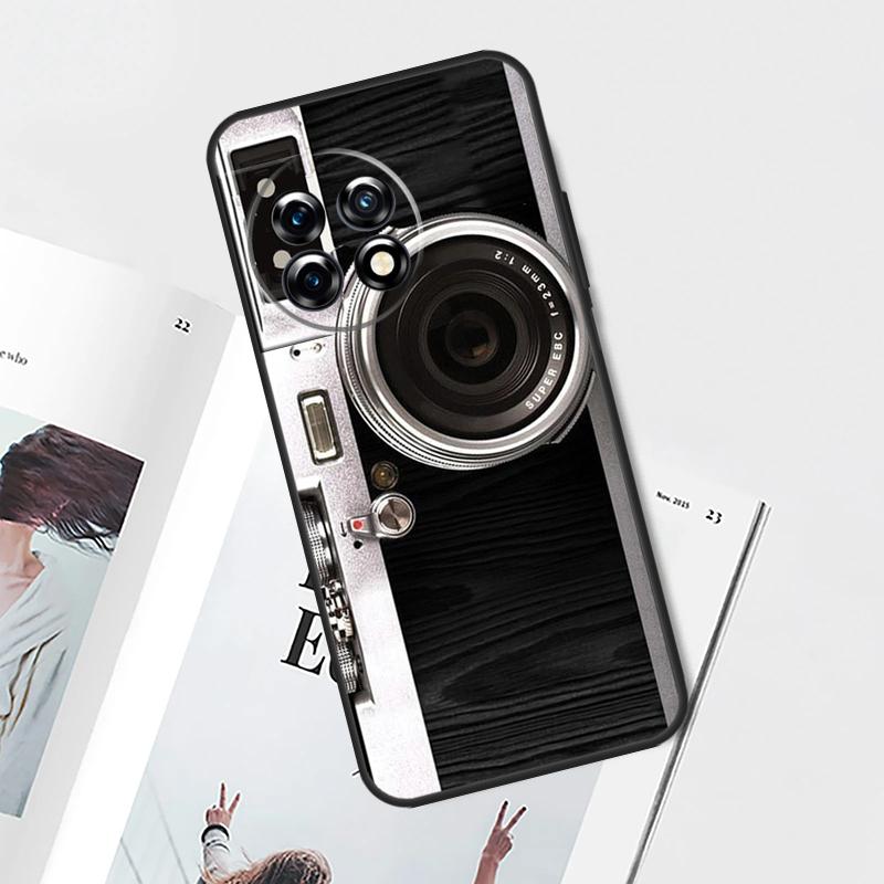 Vintage Camera Case For OnePlus Nord 5 CE 4 3 Lite N20 N30 OnePlus 15 13 12 11 8 9 10 Pro 12R 13T 13R Cover