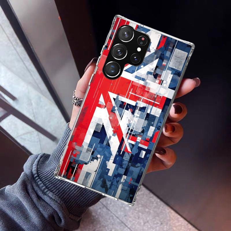 Union Jack England UK Flag Phone Case For Samsung Galaxy S23 S24 S25 Edge S26 Ultra S22 + S21 Plus S20 FE Cover Silicone Print S