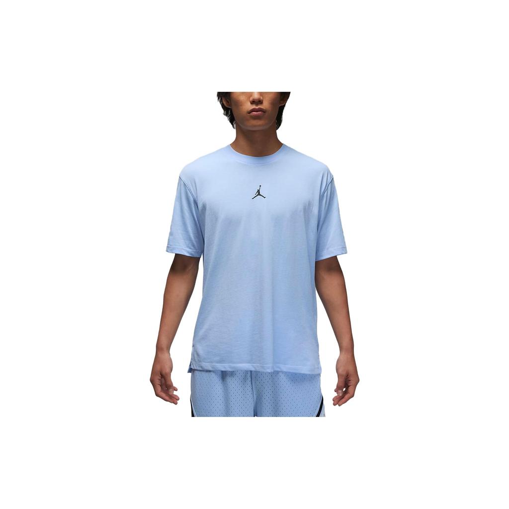 Jordan Maglietta da uomo a maniche corte Sport Dri-Fit con stampa logo, ad asciugatura rapida, retro, spalle cadenti, colore verde acqua chiaro DH8922-425