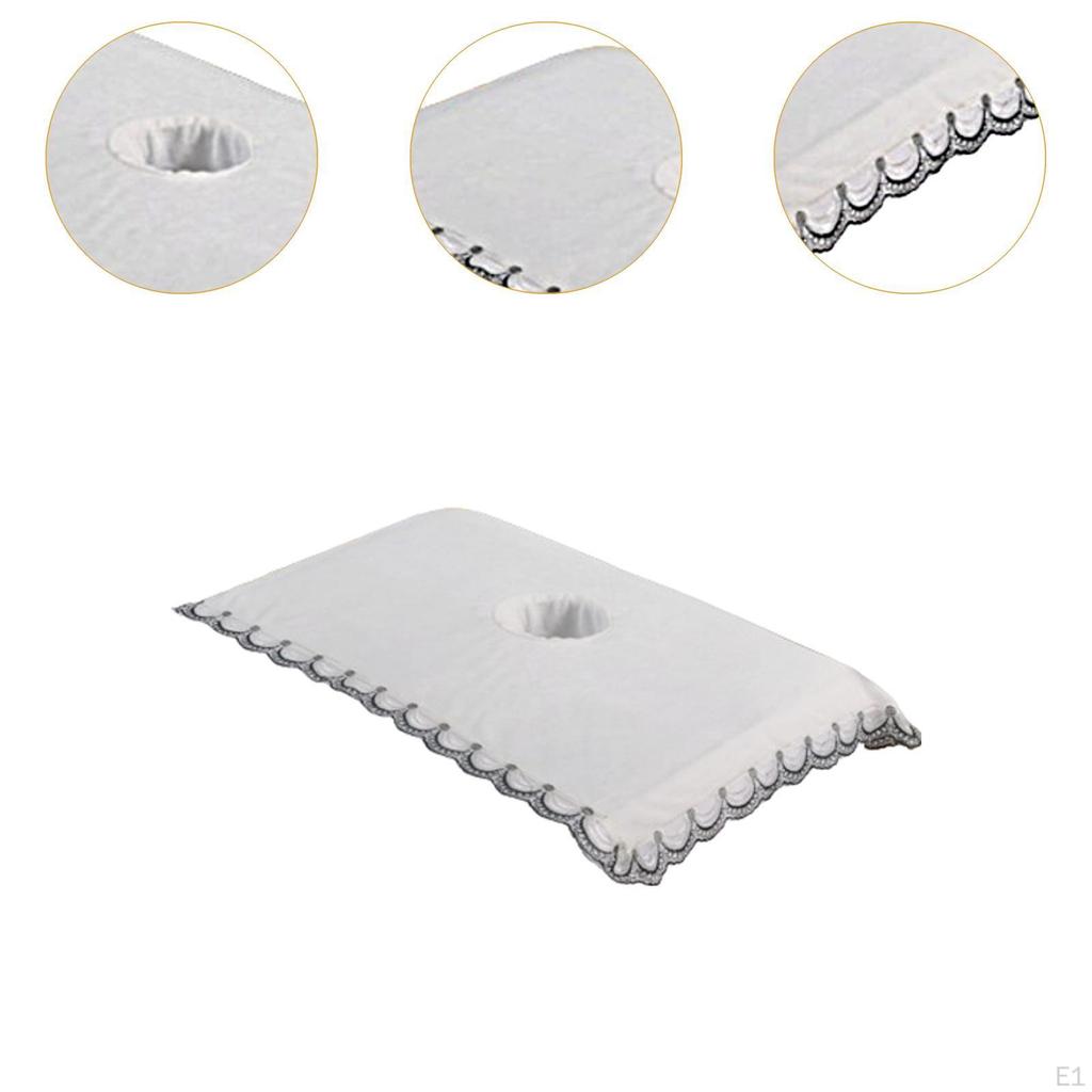 Massagetischhandtuch Schönheitsbettlaken ,Kissen mit Loch,