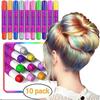 Desire deluxe colorant capillaire pour la coloration des cheveux des filles, 10 stylos lavables,, pour le carnaval, pour les enfan