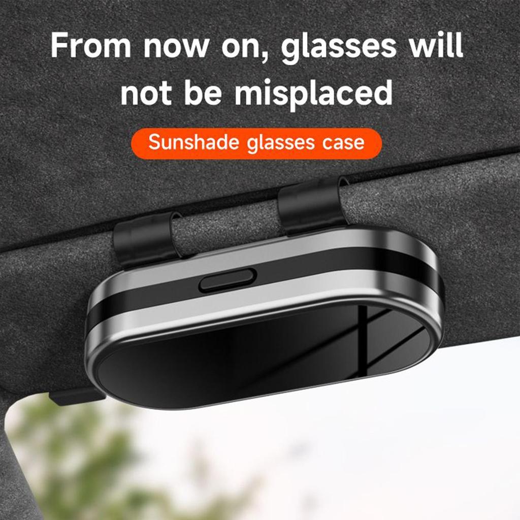 Car Sunglass Holder Eyeglasses Organizer For Automotive Dustproof Glasses Storage Box For Polarized Lenses SUV Truck RV Drivers