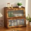 Wooden Desktop Storage Cabinet Cup Organizer Cosmetic Arrangement Der Batoom Elf Wood Material Other Installation