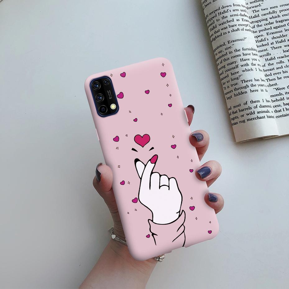 

for OPPO Realme 7 7 Pro Case Funda Cute Painted Matte Soft Silicone Back Phone Cover for Oppo Realme 7 Pro RMX2170 Realme7 Case Realme 7 Pro