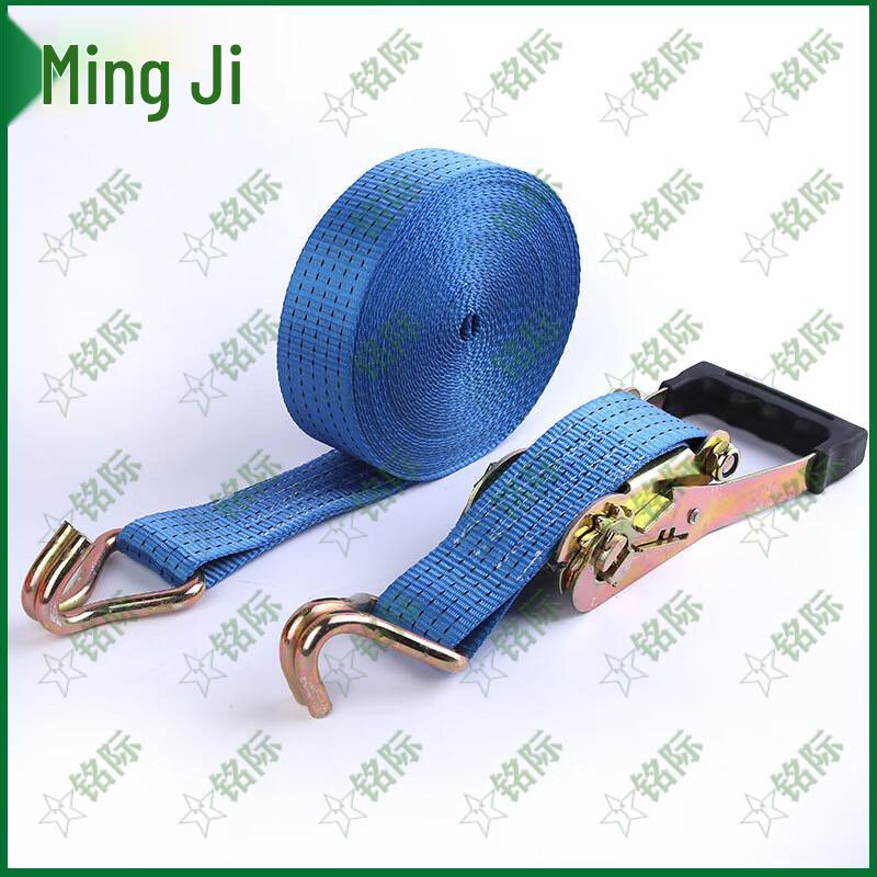 Mingji 5-Ton 12M Double Hook Ratchet Tie-Down Strap