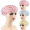 1/5 szt. Wielorazowy czepek kąpielowy z gumką Wodoodporny i pogrubiony Czepek do kąpieli dla kobiet Idealny do salonu fryzjerskiego i użytku domowego
