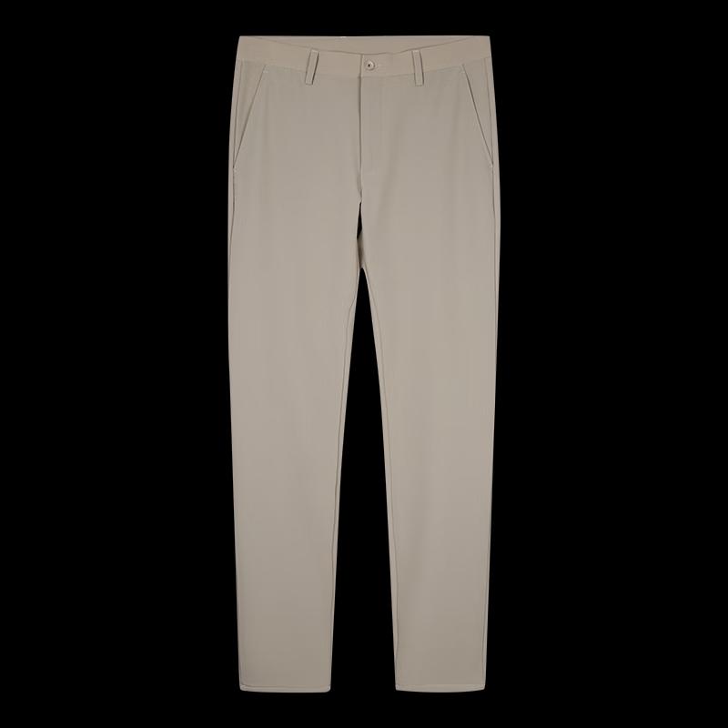 Caizi Men's Plus Velvet Business Casual Straight-Leg Pants