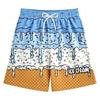 Children's Casual Floral Ice Cream Printed Shorts Drawstring Beach Pants