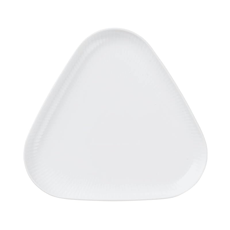 

Royal Copenhagen White Fluted Dish, Triangle, Approx. 24 x 23 x 3cm (H), Product Number 1078754
