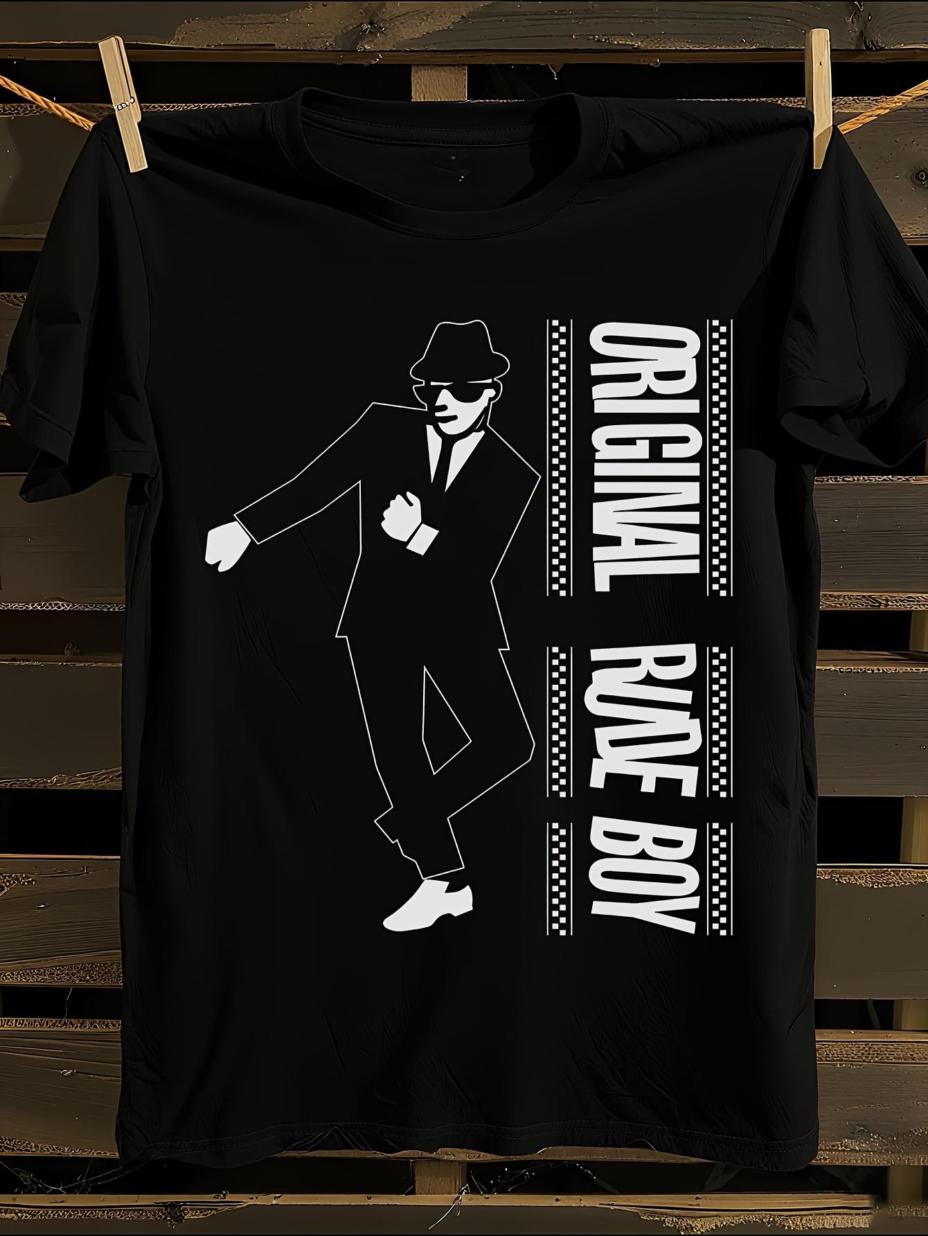 s Original Rude Boy 2Tone SKA Reggae-Inspired T-shirt XXL