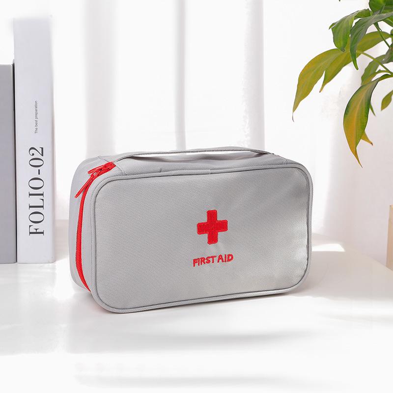 Emergency First Aid Kit: Portable Oxford Cloth Medical Bag for Home & Travel