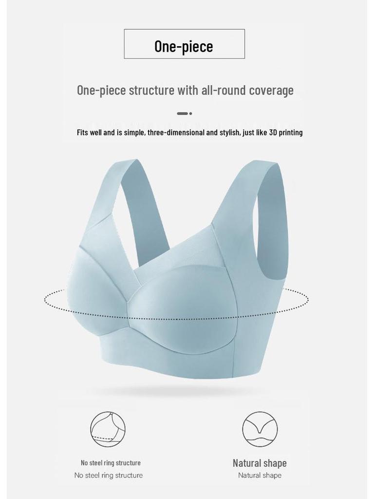Sasha Summer Plus Size Seamless Ice Silk Bandeau Bra - Ultra-Thin, Breathable & Beautiful