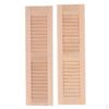 Handmade 1/12 Dollhouse Furniture Wood Shutters Window, Pack of 8 Pairs, Miniatures Accessories