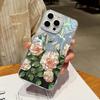 Oil Painting Rose Flower Phone Case For iPhone 17 Air 16e 16 15 14 Pro Max 13 17 Pro Max Shockproof Colorful Butterfly Pattern Hard PC Phone Cover