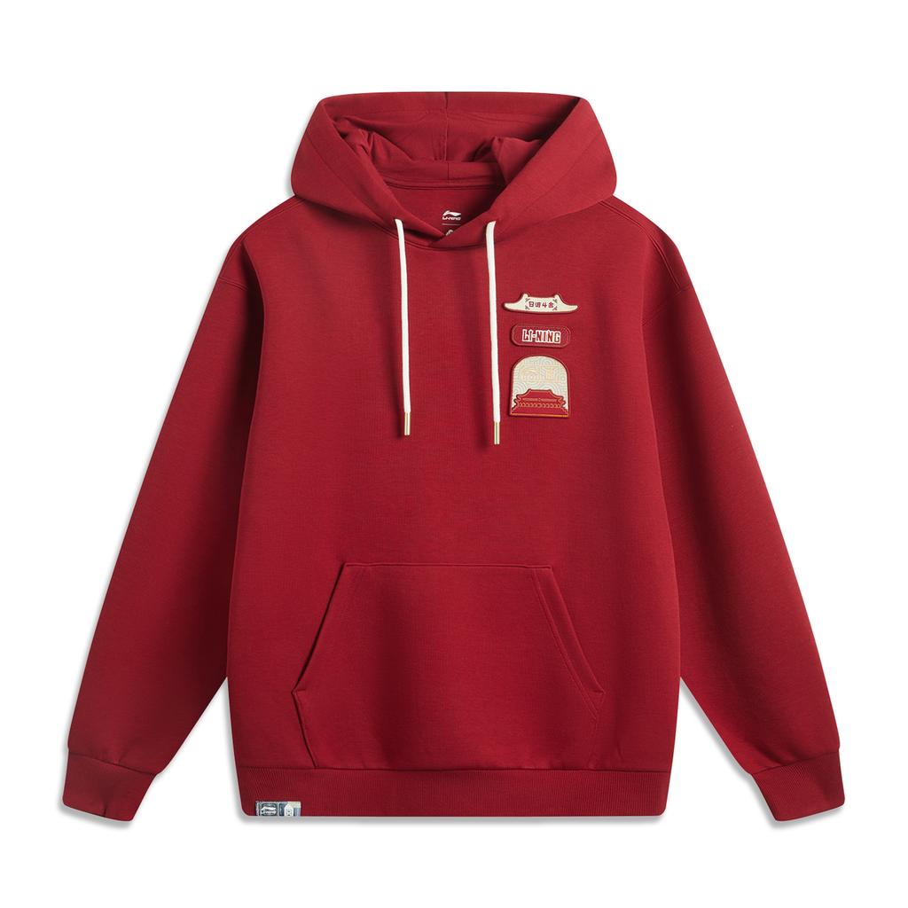 Li Ning x GUGONG,LIANMINGKUAN Rijin Doujin Collection Sweatshirt Unisex Dark Crimson AWDV839-1