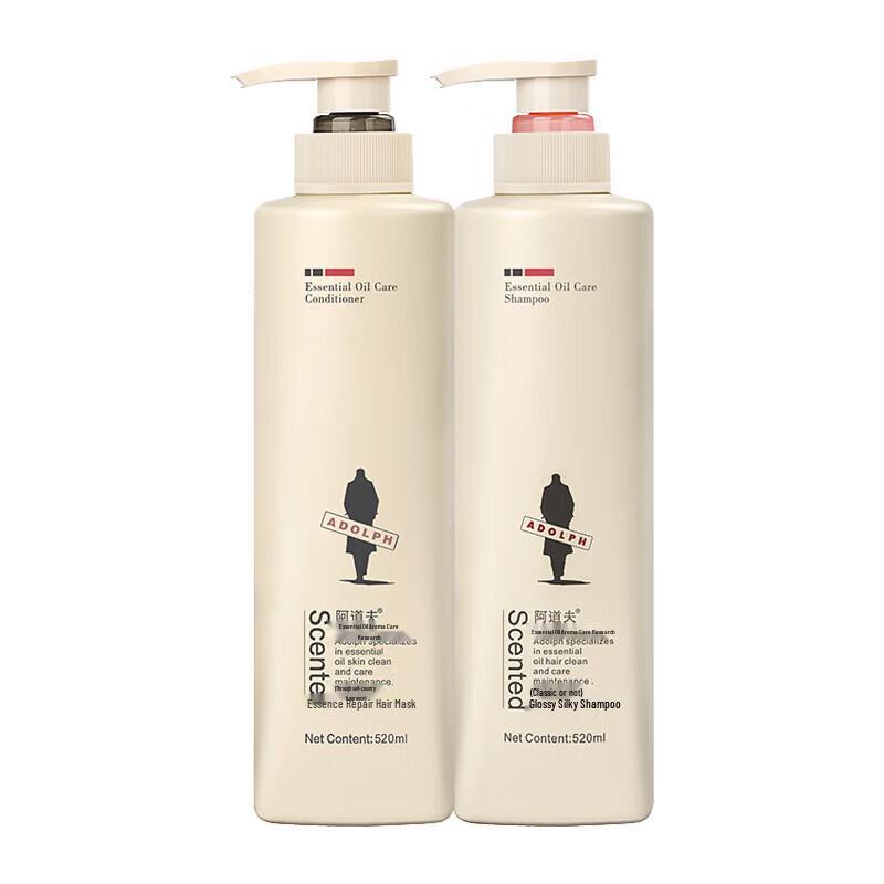 ADOLPH Luminous Silky Shampoo & Youth Memory Shower Gel Set