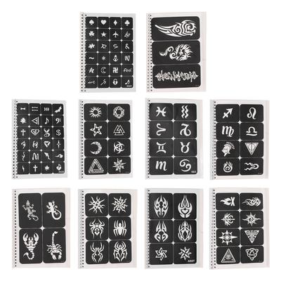 Plantillas de Tatuaje Impermeables 99 Patrones Reutilizables Arte Corporal Plantilla de Tatuaje Para Mujeres Niños Fiesta